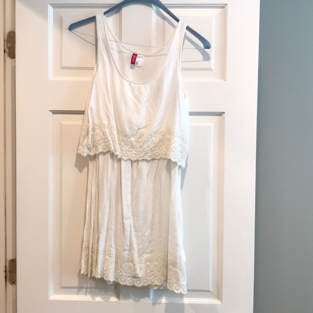 White double layered dress!